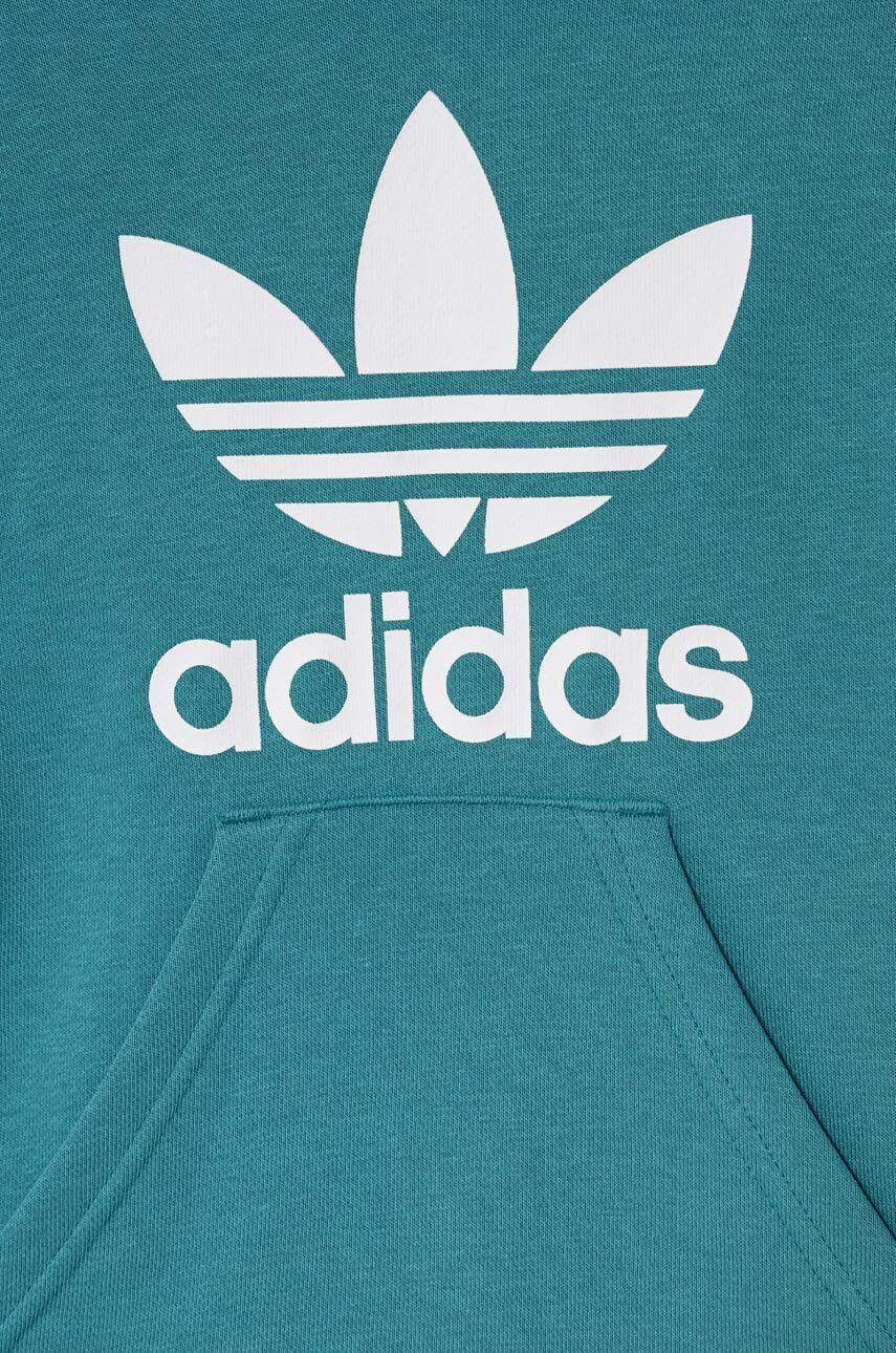 adidas Originals trening copii culoarea turcoaz - Pled.ro