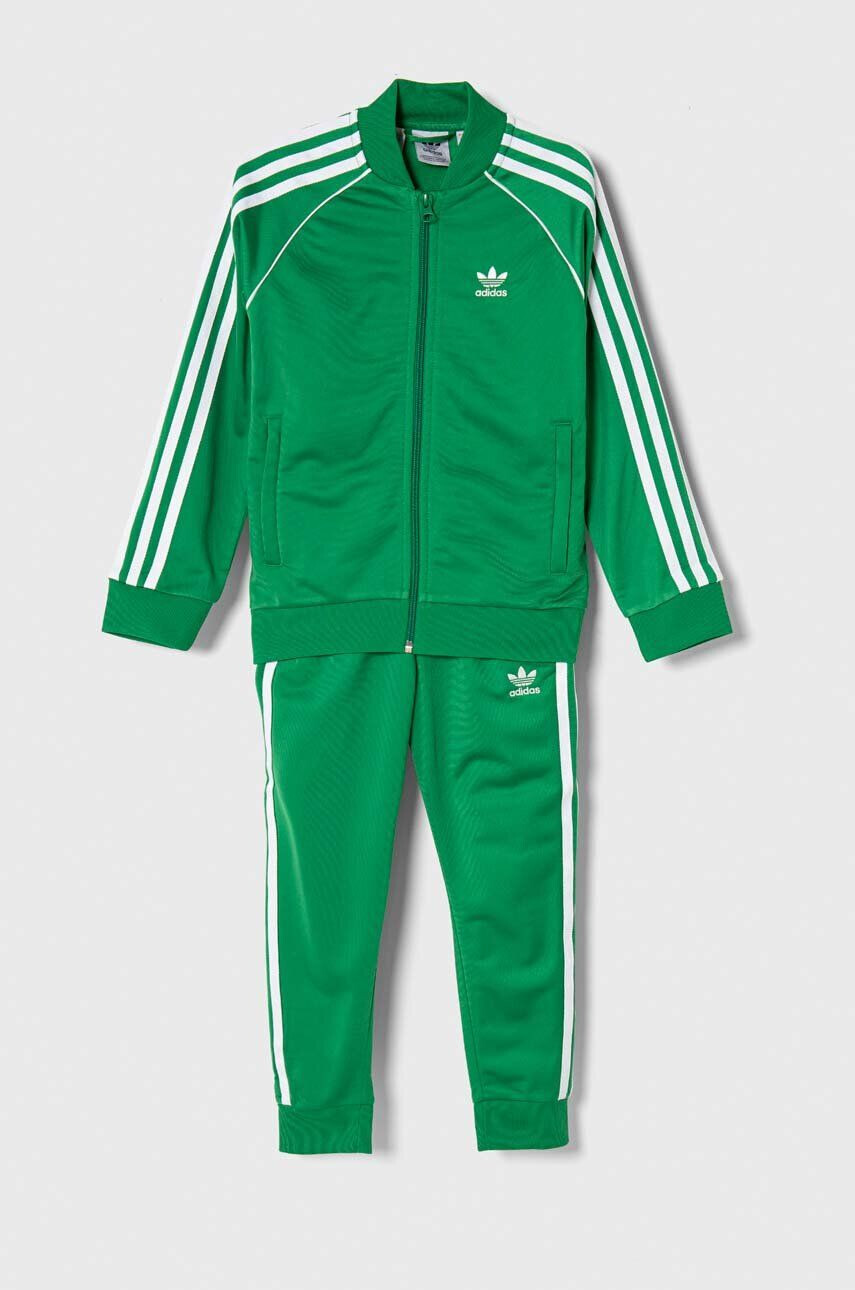 adidas Originals trening copii culoarea verde - Pled.ro