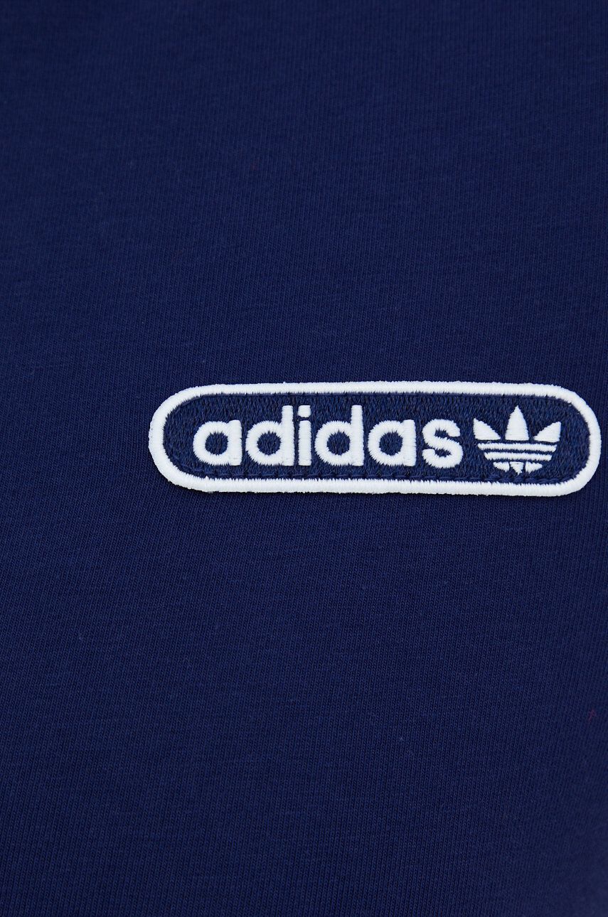 adidas Originals tricou femei culoarea albastru marin - Pled.ro