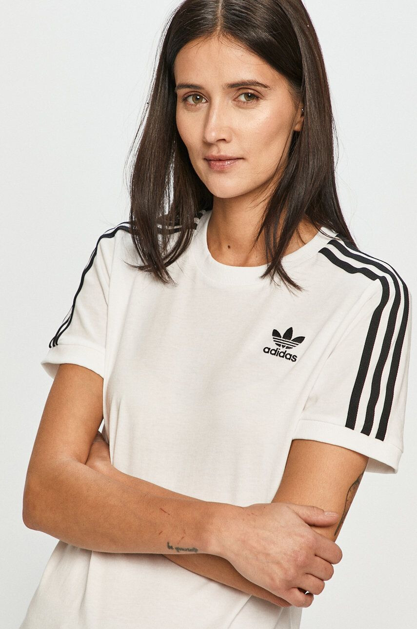 adidas Originals tricou GN2913 GN2913-WHITE - Pled.ro