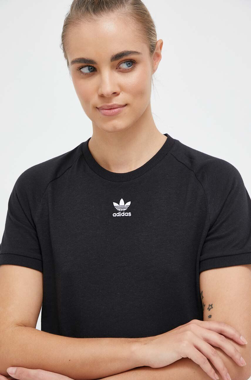 adidas Originals tricou femei culoarea negru - Pled.ro