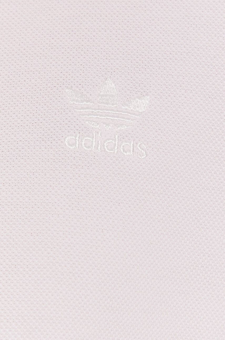 adidas Originals Tricou H56470 femei culoarea roz cu guler - Pled.ro