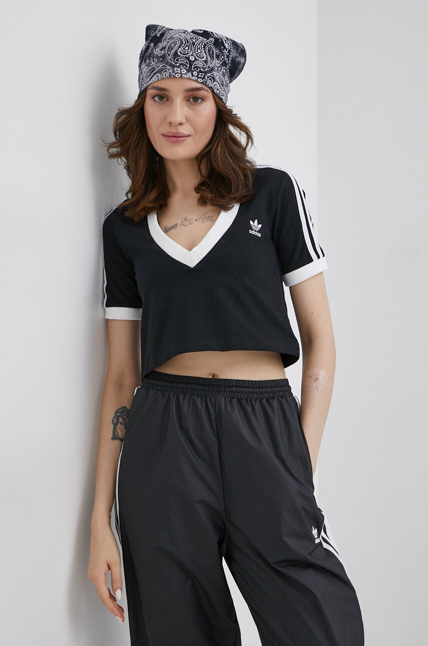 adidas Originals tricou Adicolor HC2040 femei culoarea negru HC2040-BLACK - Pled.ro