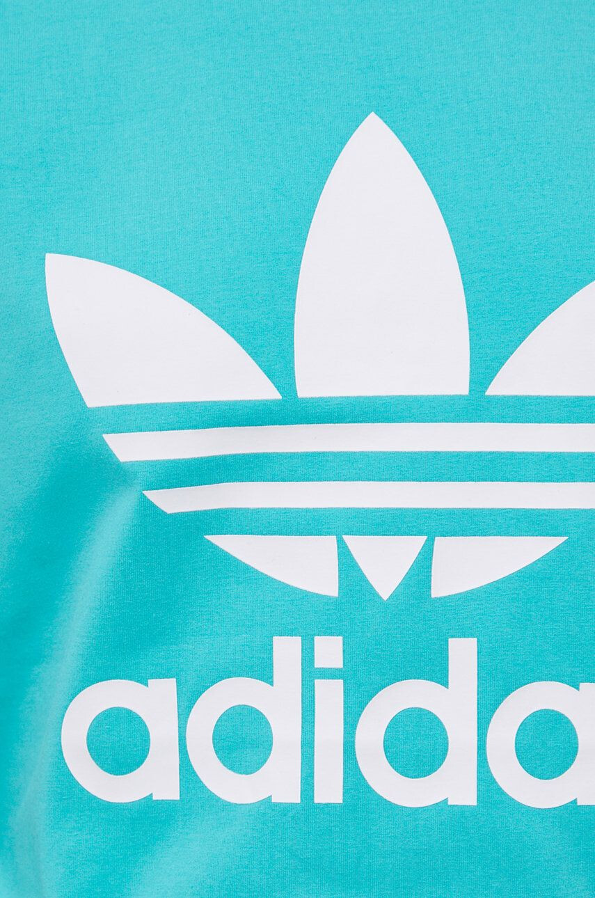 adidas Originals tricou Adicolor HE6869 femei culoarea turcoaz - Pled.ro