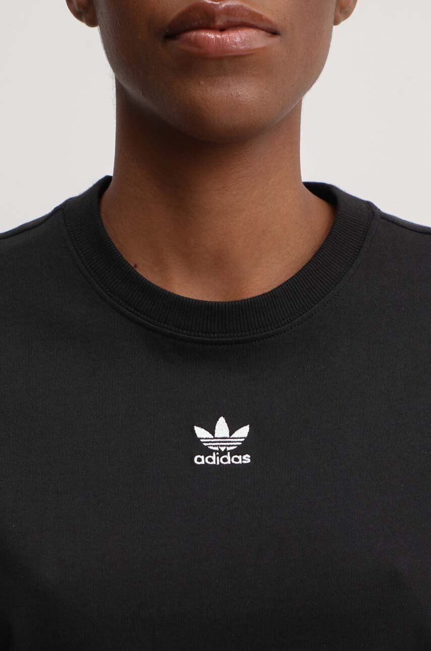 adidas Originals tricou de bumbac pentru copii Tee Regular culoarea alb neted IC1826-BLACK - Pled.ro