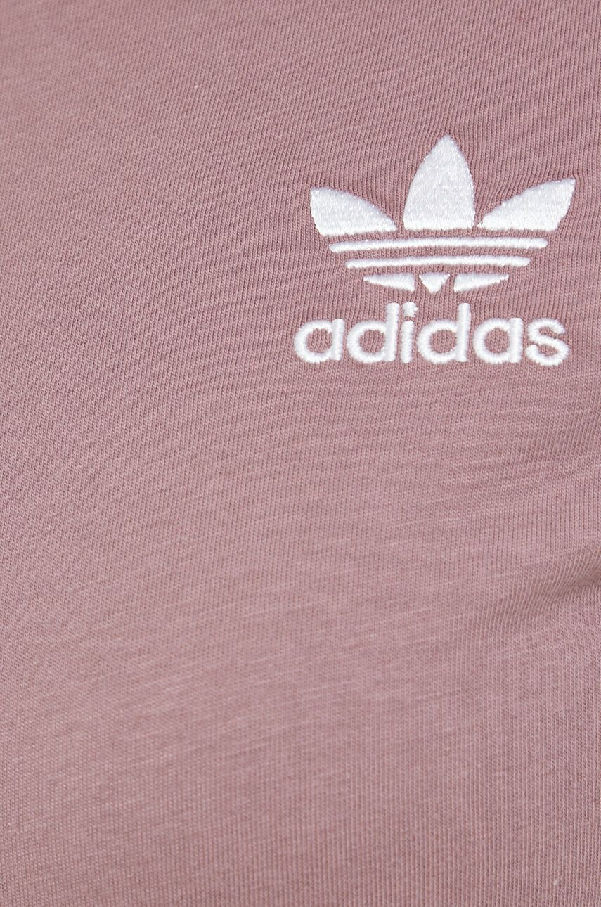 adidas Originals tricou din bumbac culoarea violet - Pled.ro