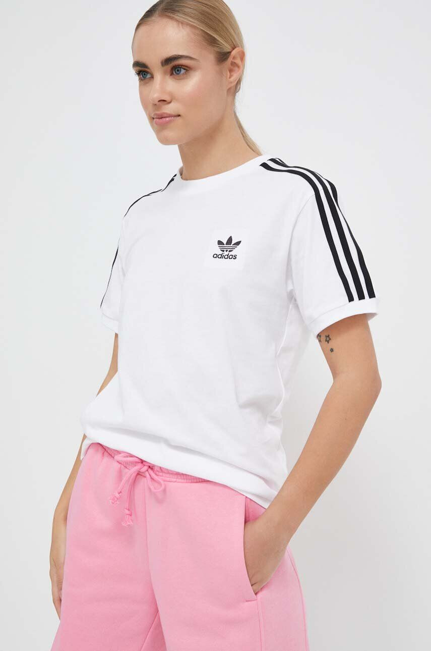 adidas Originals tricou din bumbac culoarea alb IB7410-WHITE - Pled.ro