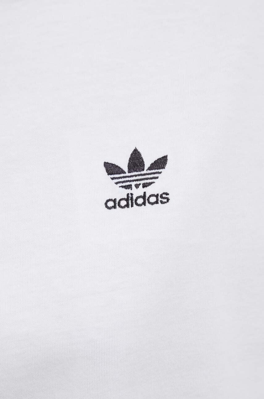 adidas Originals tricou din bumbac culoarea alb - Pled.ro