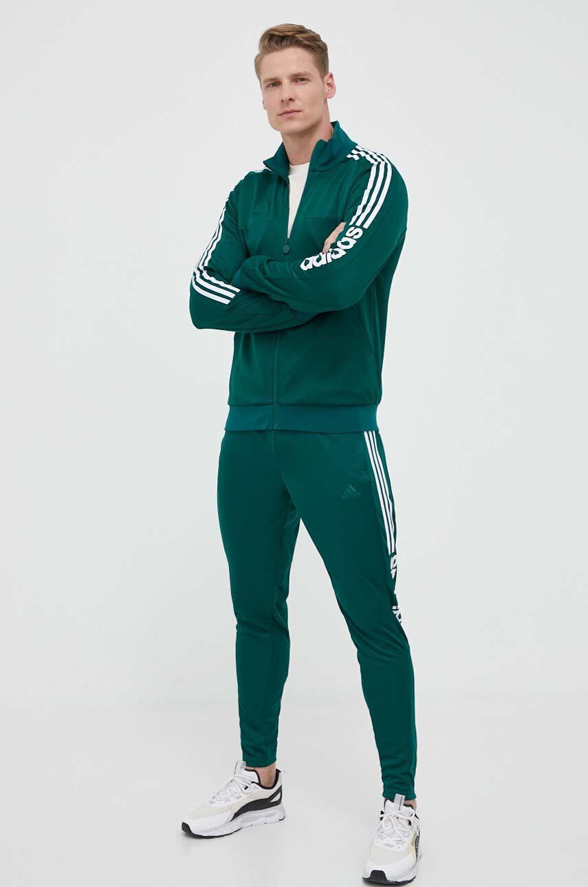 adidas Originals tricou din bumbac culoarea bej cu imprimeu - Pled.ro