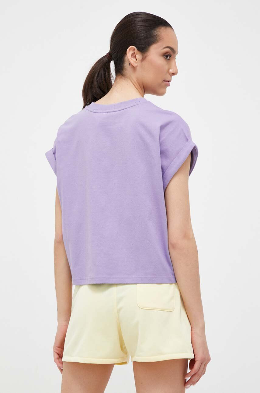 adidas Originals tricou din bumbac culoarea violet - Pled.ro