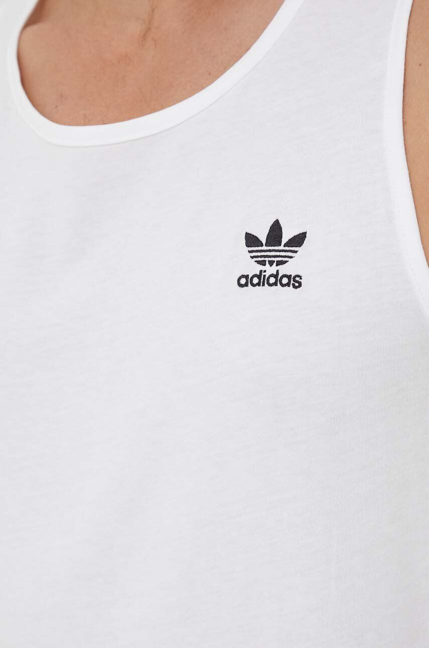 adidas Originals tricou din bumbac culoarea alb - Pled.ro