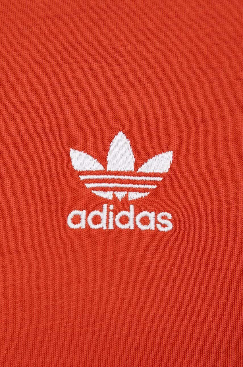 adidas Originals tricou din bumbac culoarea bej - Pled.ro