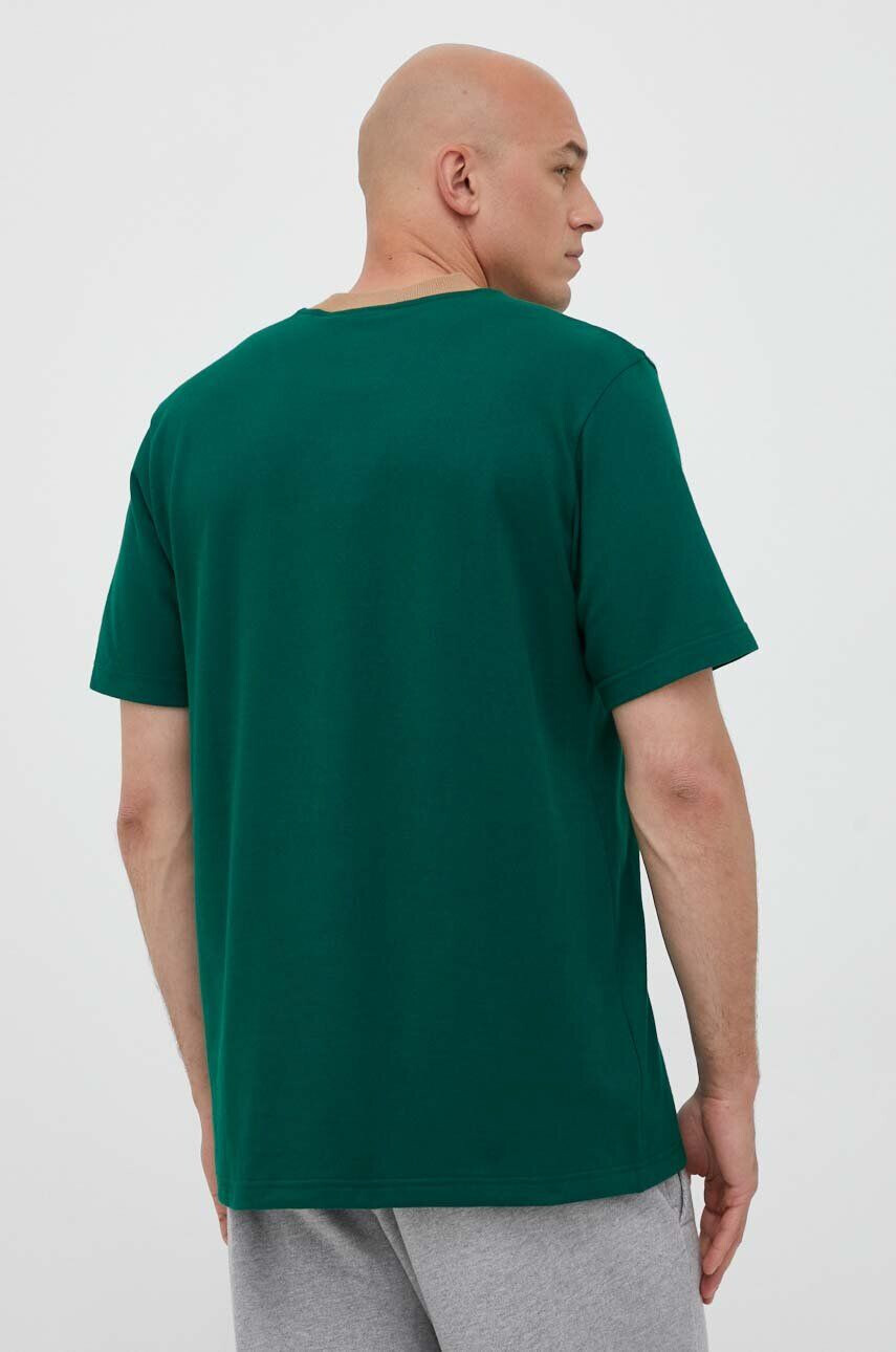 adidas Originals tricou din bumbac culoarea verde cu imprimeu - Pled.ro