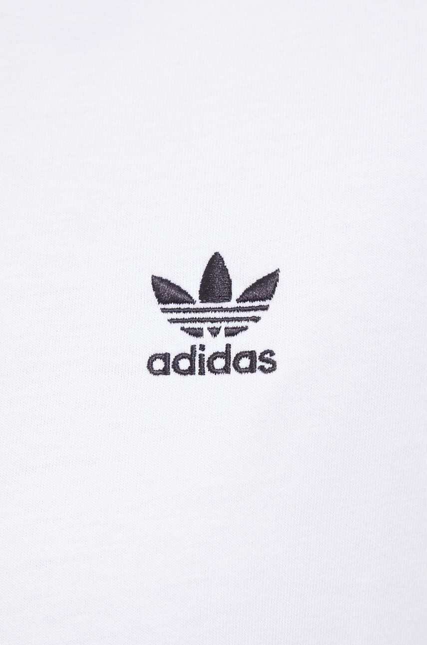 adidas Originals tricou din bumbac culoarea alb - Pled.ro