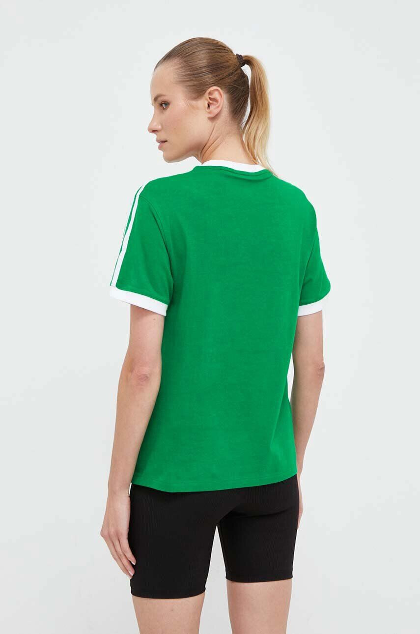 adidas Originals tricou din bumbac culoarea verde - Pled.ro