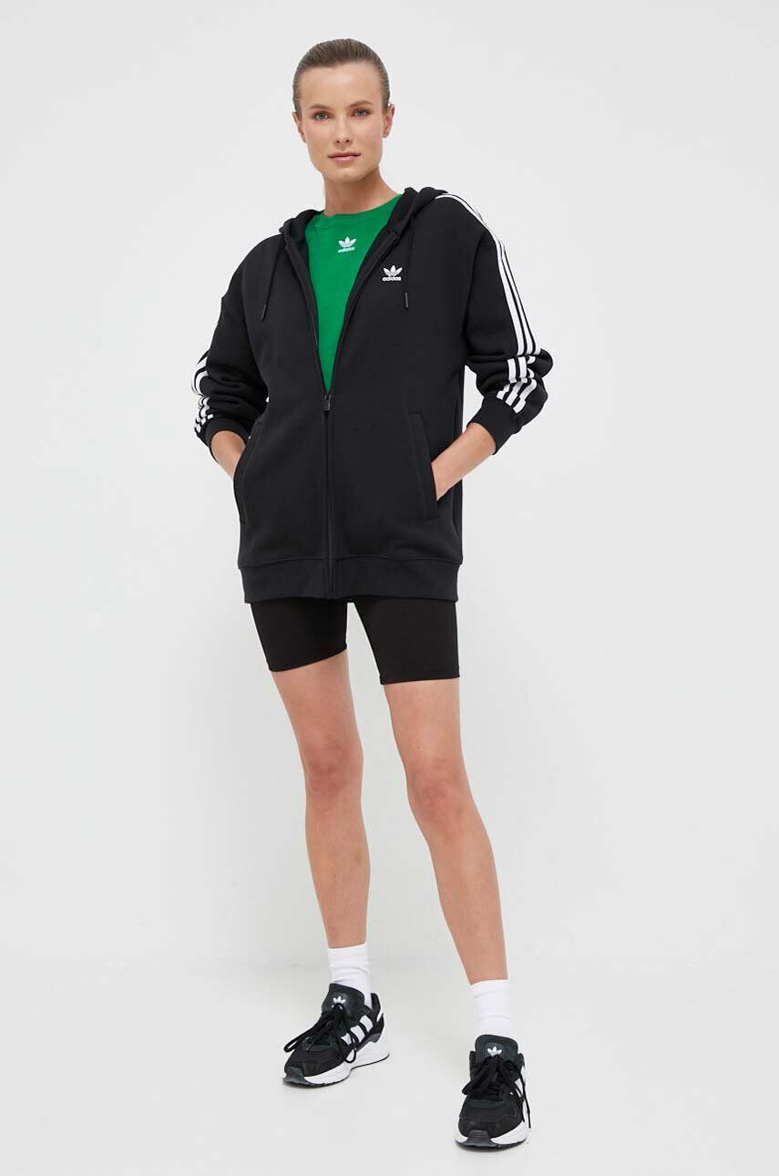 adidas Originals tricou din bumbac culoarea verde - Pled.ro