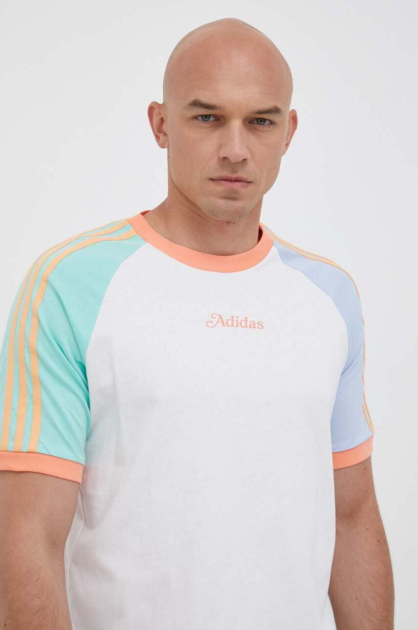 adidas Originals tricou din bumbac culoarea alb modelator - Pled.ro