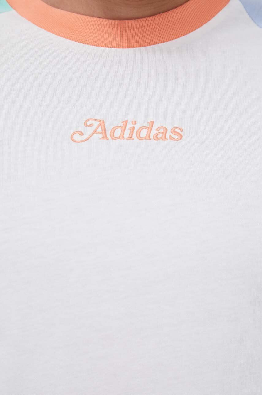 adidas Originals tricou din bumbac culoarea alb modelator - Pled.ro