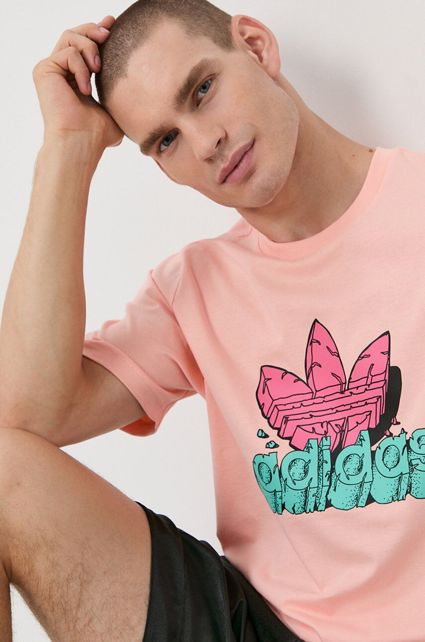 adidas Originals tricou din bumbac - Pled.ro