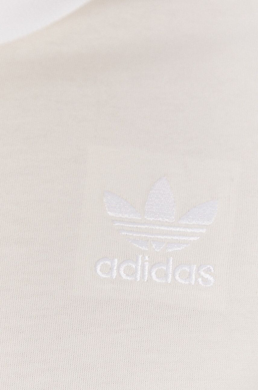 adidas Originals Tricou din bumbac H33573 culoarea crem - Pled.ro