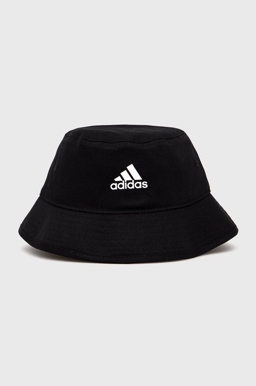 adidas palarie din bumbac culoarea alb bumbac - Pled.ro