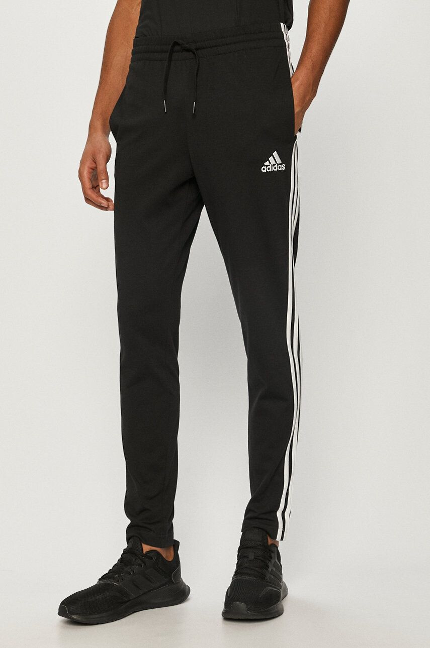 adidas pantaloni femei culoarea roz neted - Pled.ro