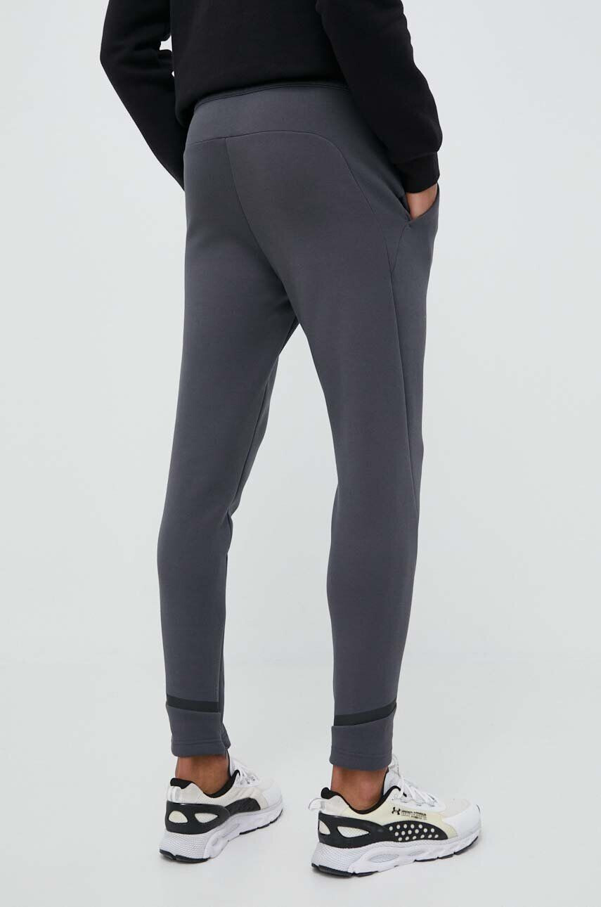 adidas pantaloni de trening culoarea gri cu imprimeu - Pled.ro