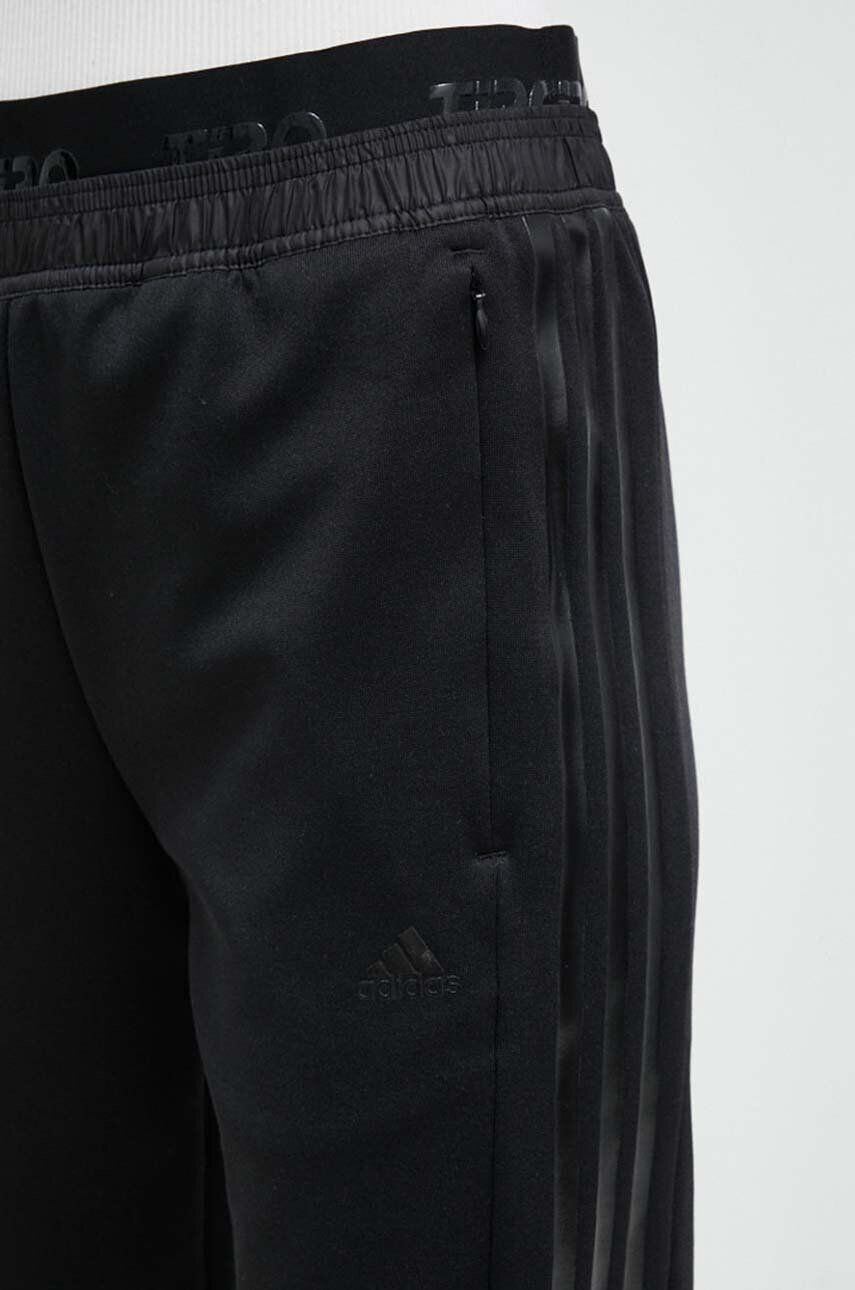 adidas pantaloni de trening culoarea verde cu imprimeu - Pled.ro