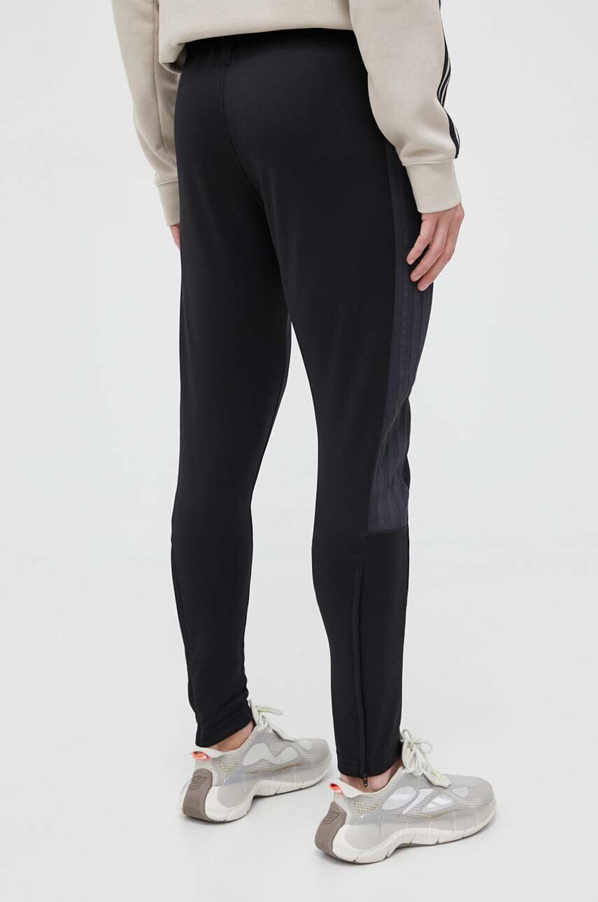 adidas pantaloni de trening culoarea negru neted - Pled.ro