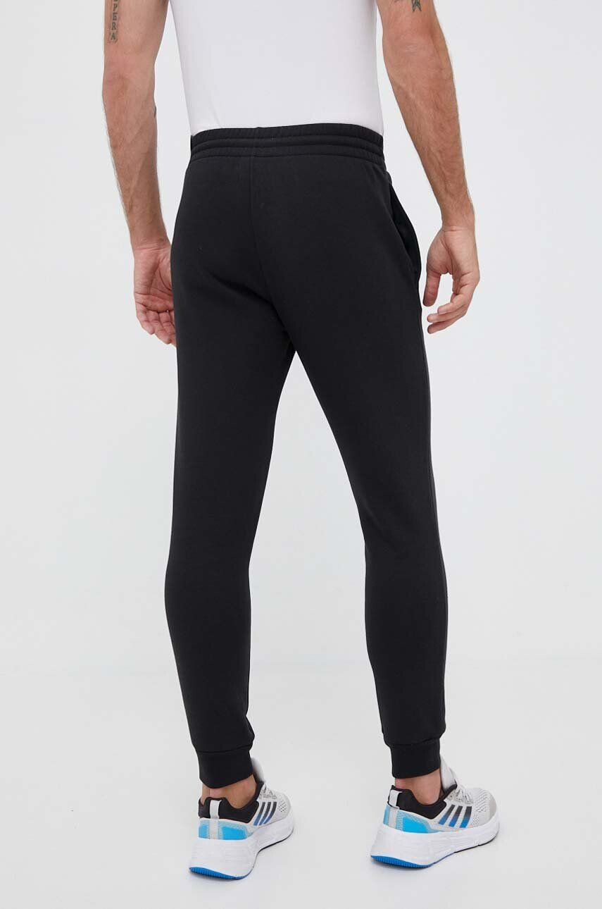 adidas pantaloni de trening culoarea negru neted - Pled.ro