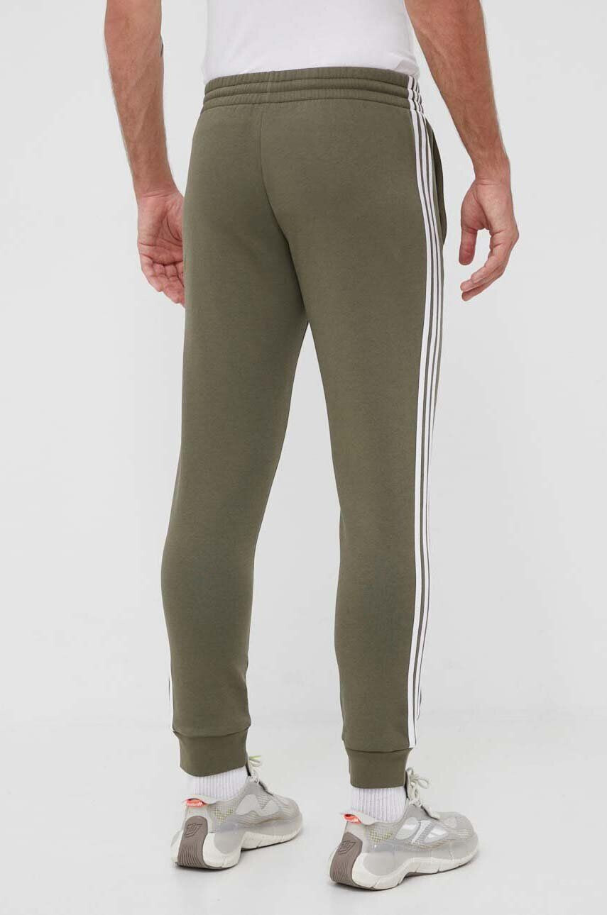 adidas pantaloni de trening culoarea verde cu imprimeu - Pled.ro