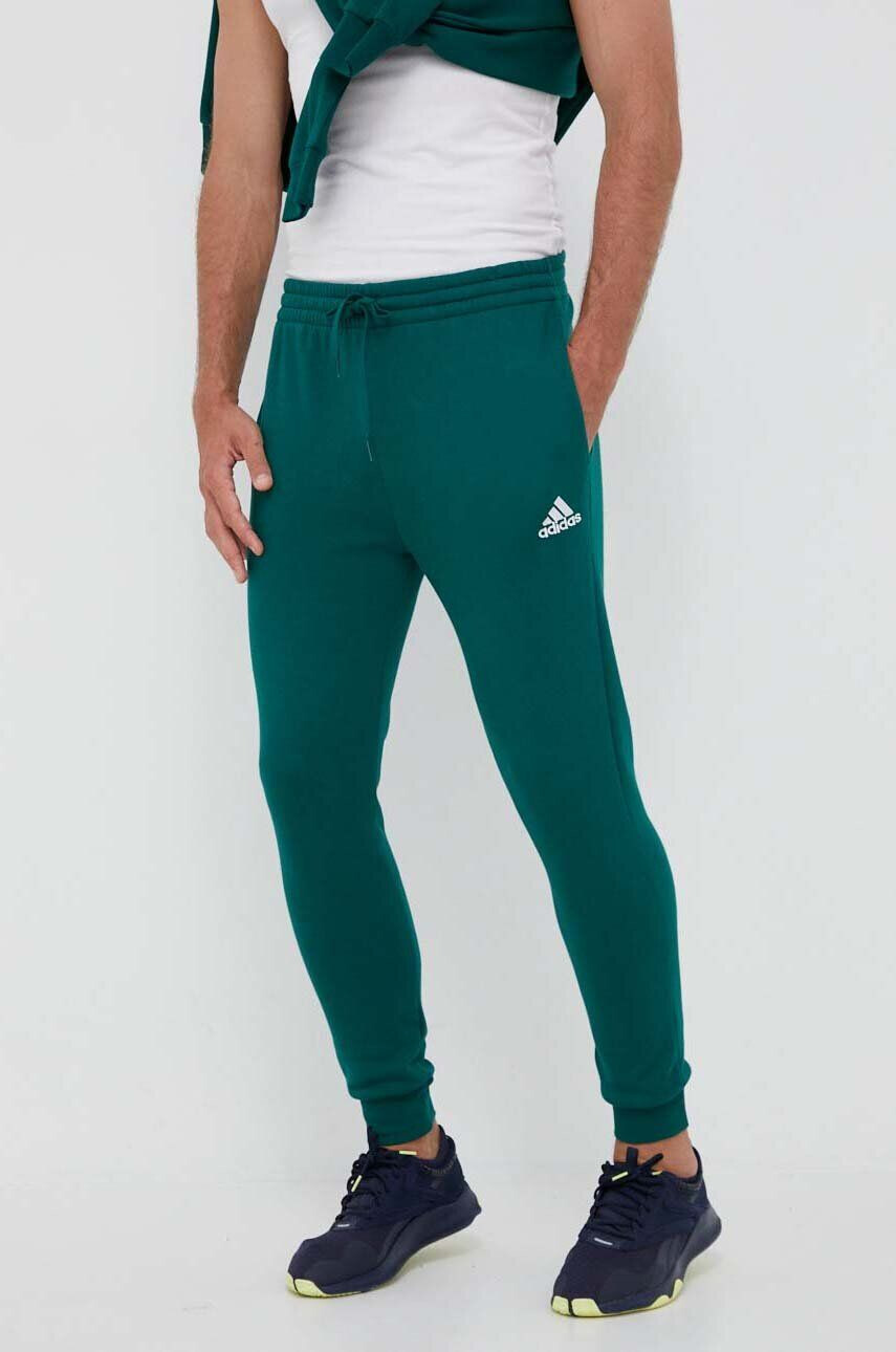 adidas pantaloni de trening culoarea negru cu imprimeu - Pled.ro