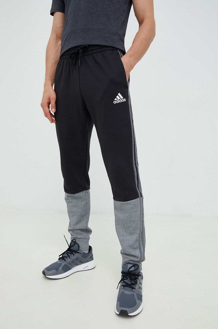 adidas pantaloni de trening barbati culoarea negru modelator - Pled.ro