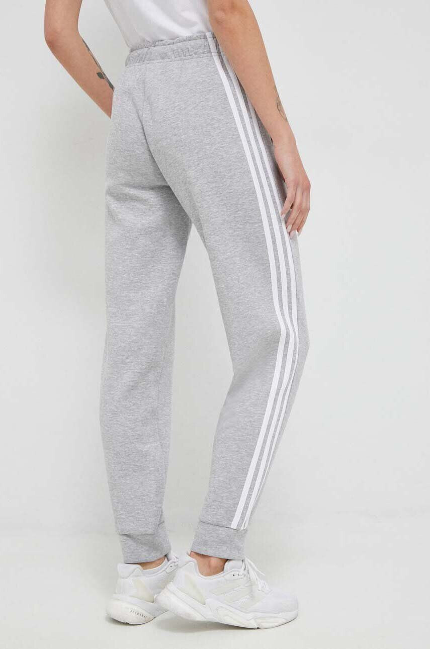 adidas pantaloni de trening culoarea turcoaz neted - Pled.ro