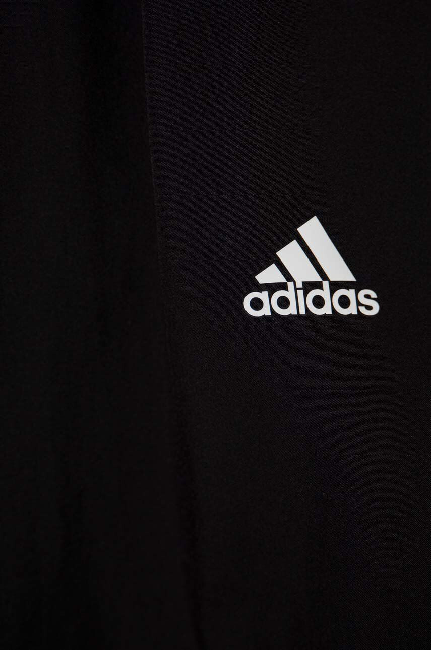 adidas pantaloni de trening pentru copii culoarea negru cu imprimeu - Pled.ro