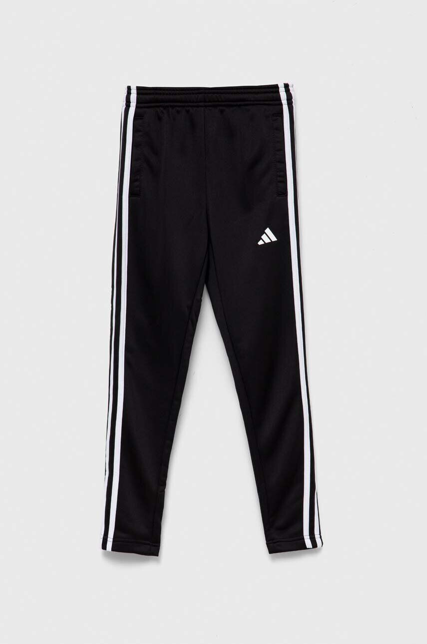 adidas pantaloni de trening pentru copii culoarea negru cu imprimeu - Pled.ro