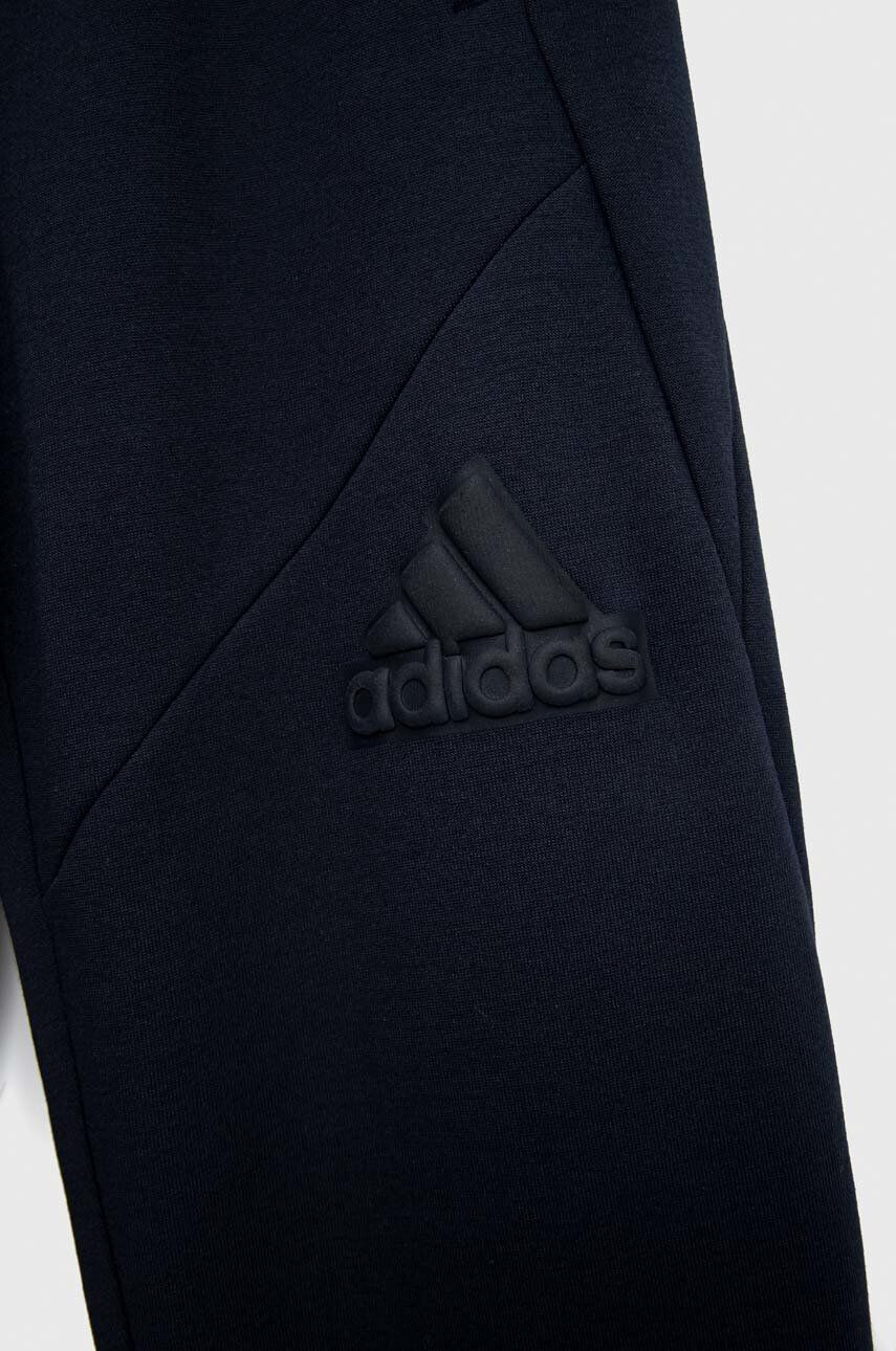 adidas pantaloni de trening pentru copii U FI culoarea albastru marin neted - Pled.ro