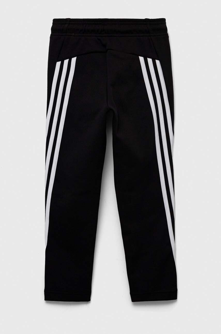 adidas pantaloni de trening pentru copii U FI 3S culoarea negru cu imprimeu - Pled.ro