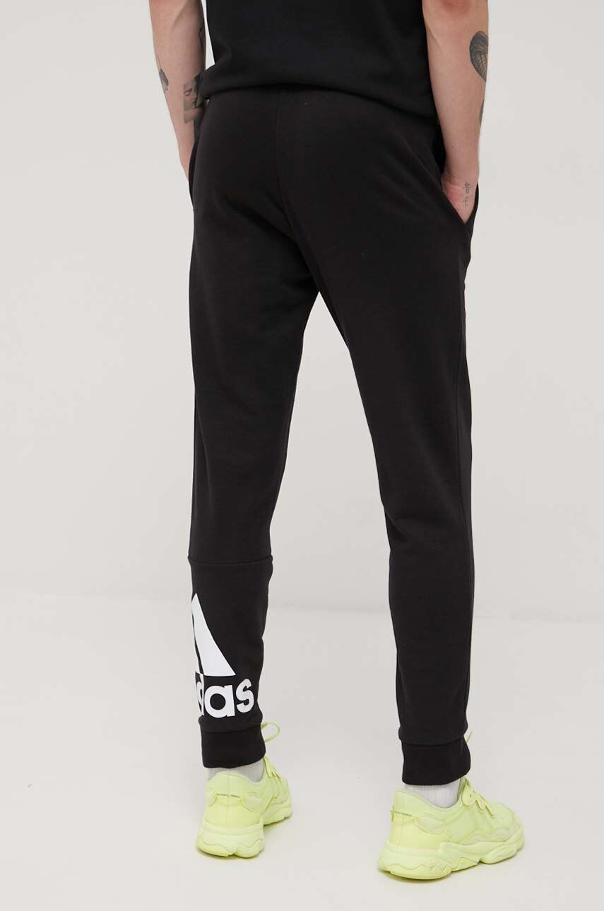 adidas pantaloni GK8968 barbati culoarea negru cu imprimeu - Pled.ro