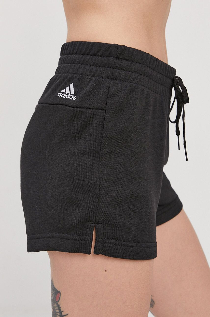 adidas pantaloni scurti barbati culoarea negru - Pled.ro