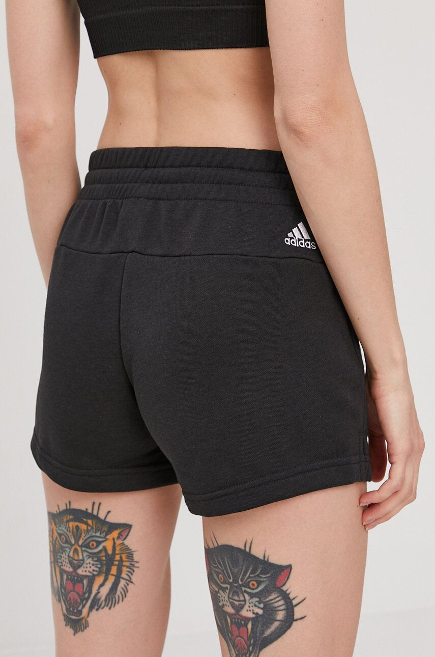 adidas pantaloni scurti barbati culoarea negru - Pled.ro