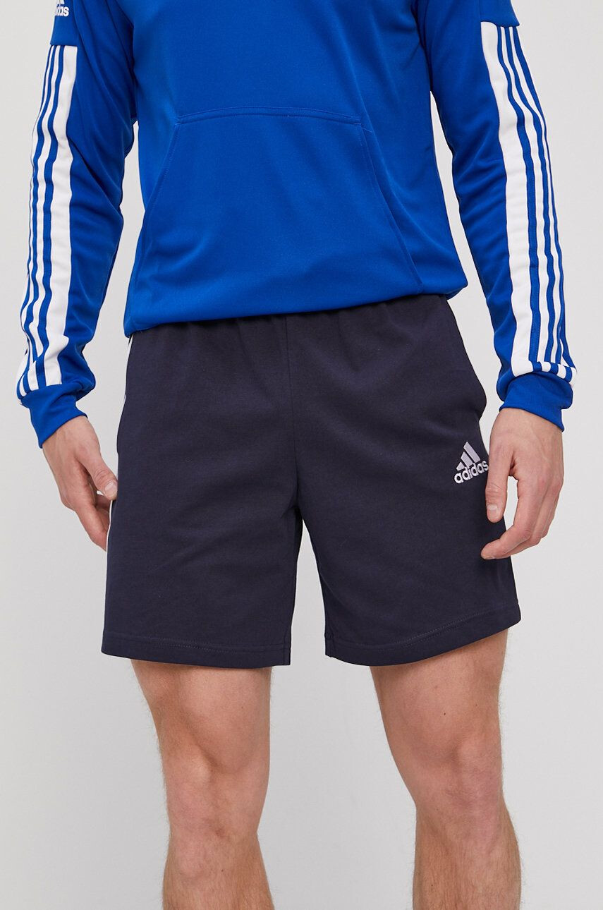 adidas Pantaloni scurți GK9989 bărbați culoarea albastru marin - Pled.ro