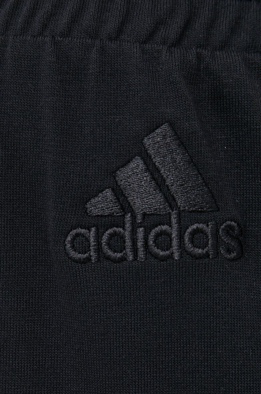 adidas pantaloni scurti barbati culoarea negru - Pled.ro