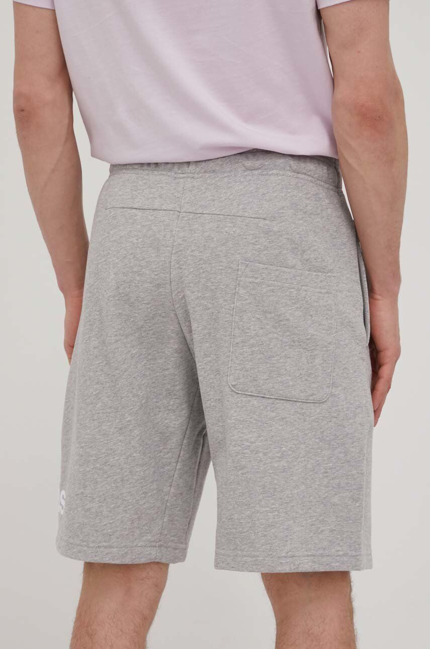 adidas pantaloni scurti femei culoarea roz cu imprimeu high waist - Pled.ro