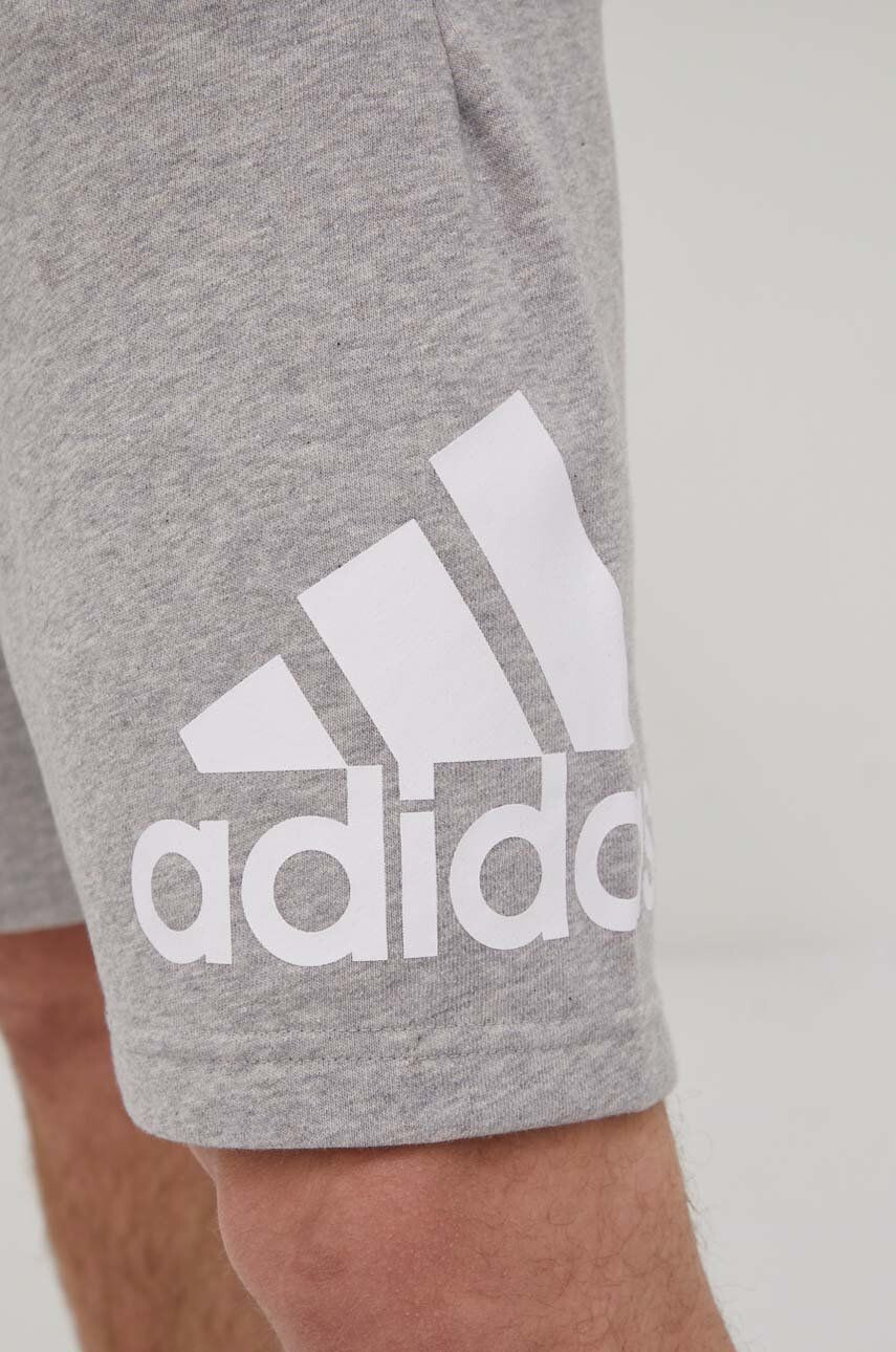 adidas pantaloni scurti femei culoarea roz cu imprimeu high waist - Pled.ro