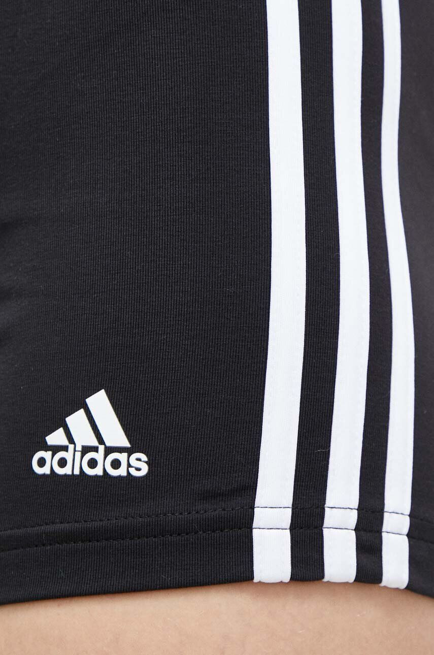 adidas pantaloni scurti femei culoarea negru modelator high waist - Pled.ro