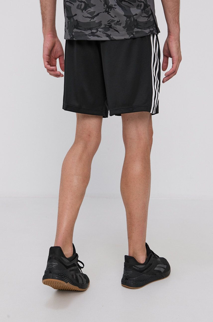 adidas pantaloni scurti barbati culoarea negru - Pled.ro