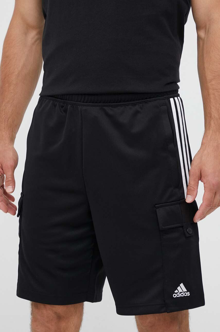 adidas pantaloni scurti barbati culoarea negru - Pled.ro