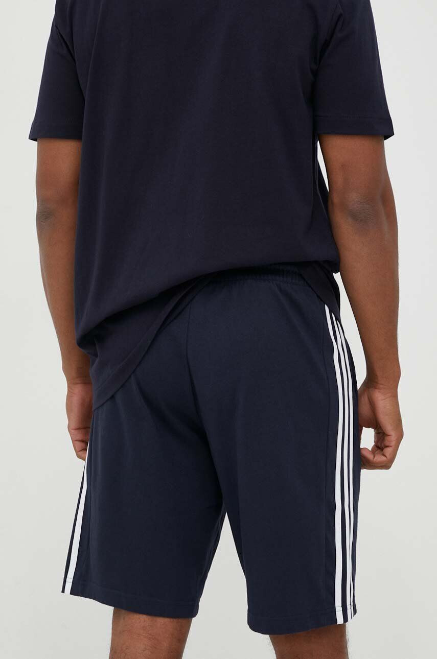 adidas pantaloni scurti barbati culoarea albastru marin - Pled.ro