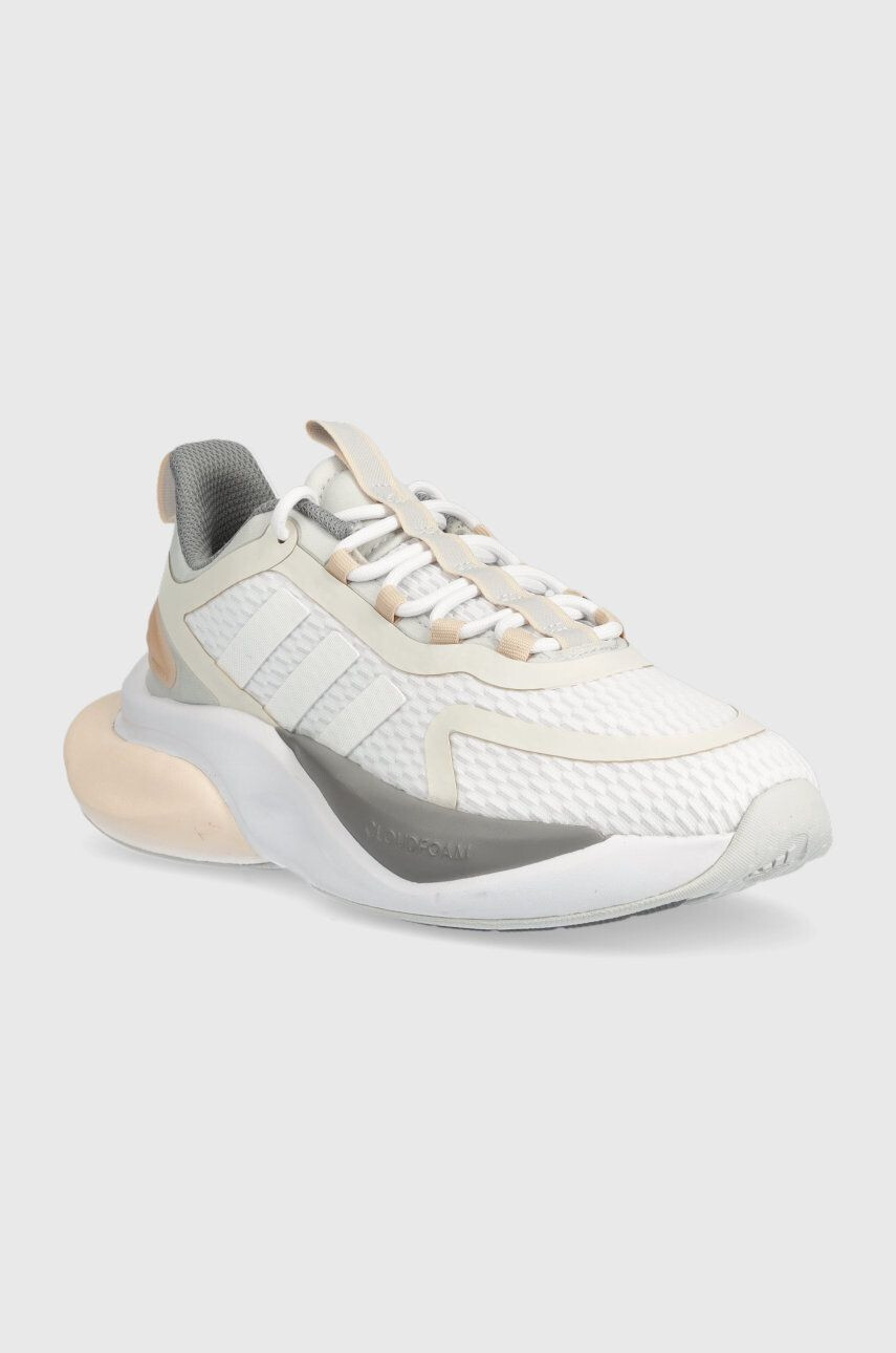 adidas pantofi de alergat AlphaBounce + culoarea bej - Pled.ro